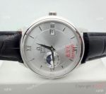 Replica Omega De Ville Moonphase Watch SS Silver Dial